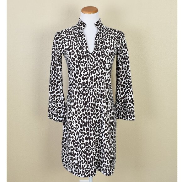 Jude Connally Kate Leopard Print Dress - XS - Picture 1 of 10